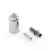 Outwater Round Standoffs, 1 in Bd L, Chrome, 3/4 in OD 3P1.56.00233